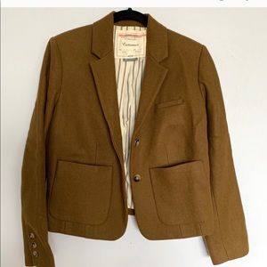 Anthropologie Cartonnier moss blazer/ coat